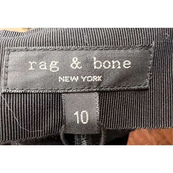 Rag & Bone Hugo 100.% Silk Skirt in Black NWT Size 10 - Picture 7 of 9